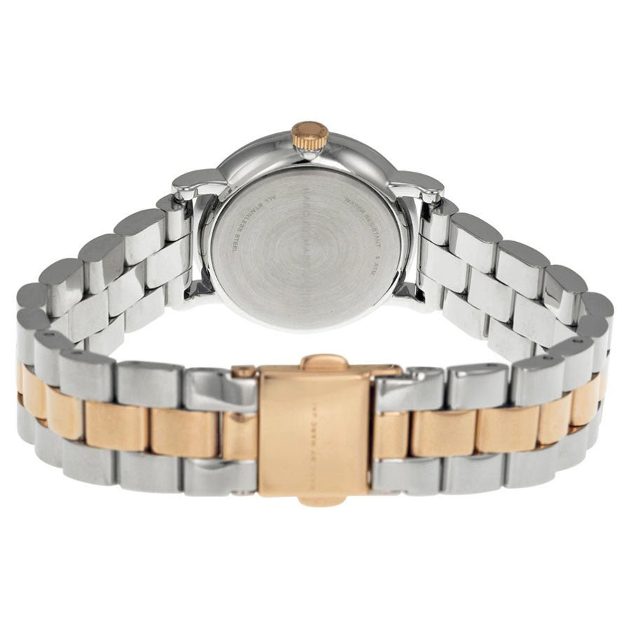 Marc Jacobs Baker White Dial Two Tone Steel Strap Watch for Women - MBM3331 Buy Now By Marc Jacobs
