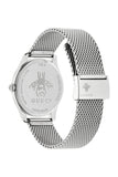 Gucci G-Timeless Turquiose Mother of Pearl Dial Silver Mesh Bracelet Watch For Women - YA1264039 Buy Now By Gucci
