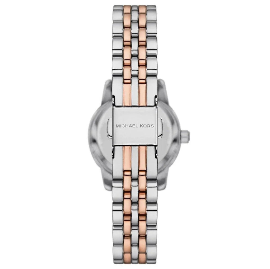 Michael Kors Lexington Three-Hand White Dial Two Tone Steel Strap Watch for Women - MK4817 Buy Now By Michael Kors