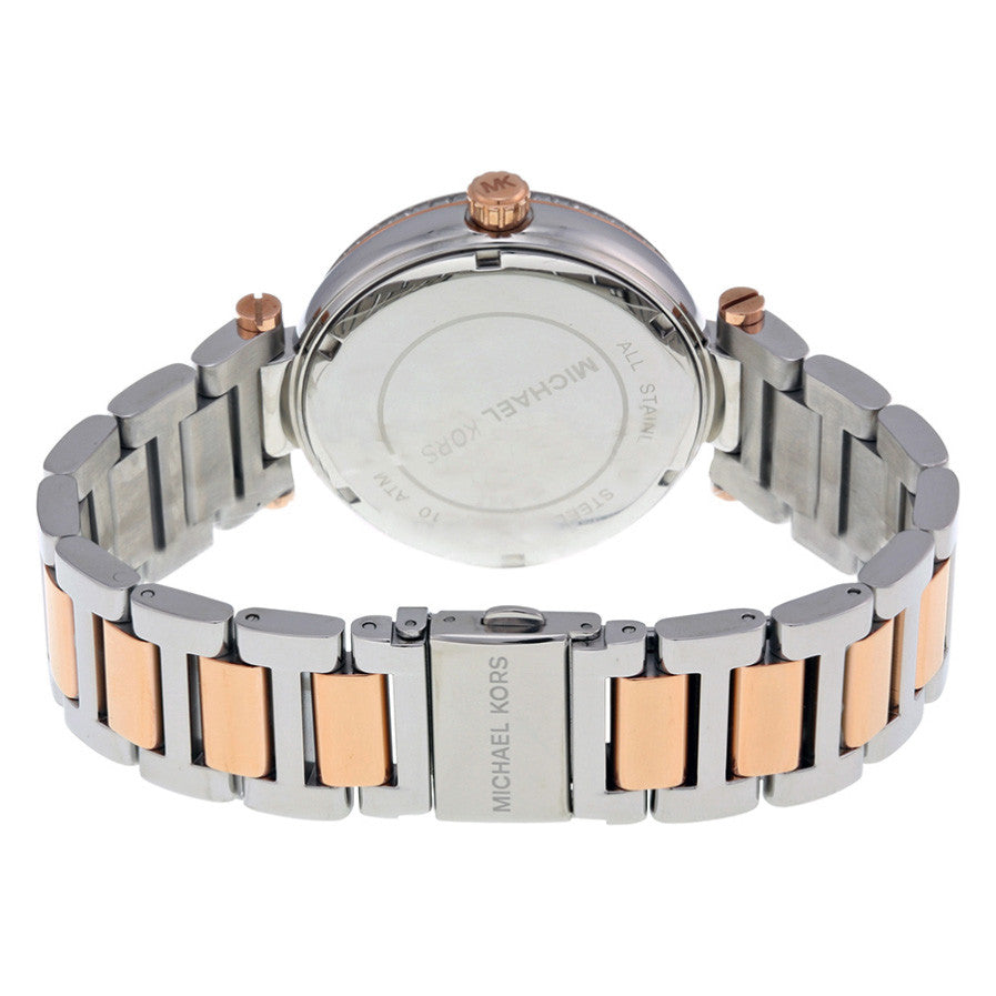 Michael Kors Skylar Black Dial Two Tone Steel Strap Watch for Women - MK5957 Buy Now By Michael Kors