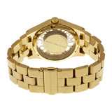 Marc Jacobs Henry Transparent Gold Dial Gold Steel Strap Watch for Women - MBM3206 Buy Now By Marc Jacobs