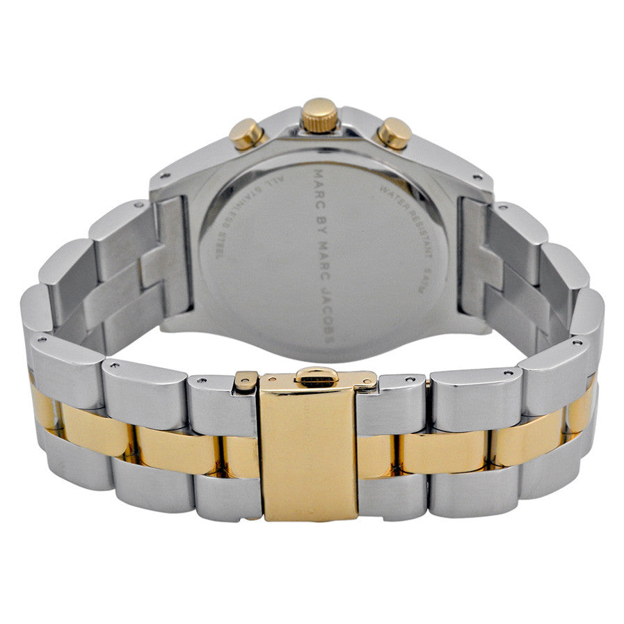 Marc Jacobs Blade Chronograph Silver Dial Two Tone Steel Strap Watch for Women - MBM3177 Buy Now By Marc Jacobs