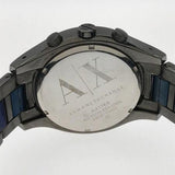 Armani Exchange Chronograph Blue Dial Grey Steel Strap Watch For Men - AX1166 Buy Now By Armani Exchange