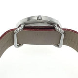 Marc Jacobs Amy Red Dial Burgundy Leather Strap Watch for Women - MBM1162 Buy Now By Marc Jacobs