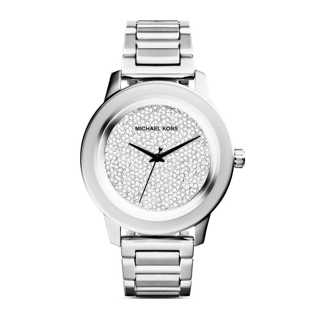Michael Kors Kinley Diamond Pave Silver Dial Silver Steel Strap Watch for Women - MK5996 Buy Now By Michael Kors