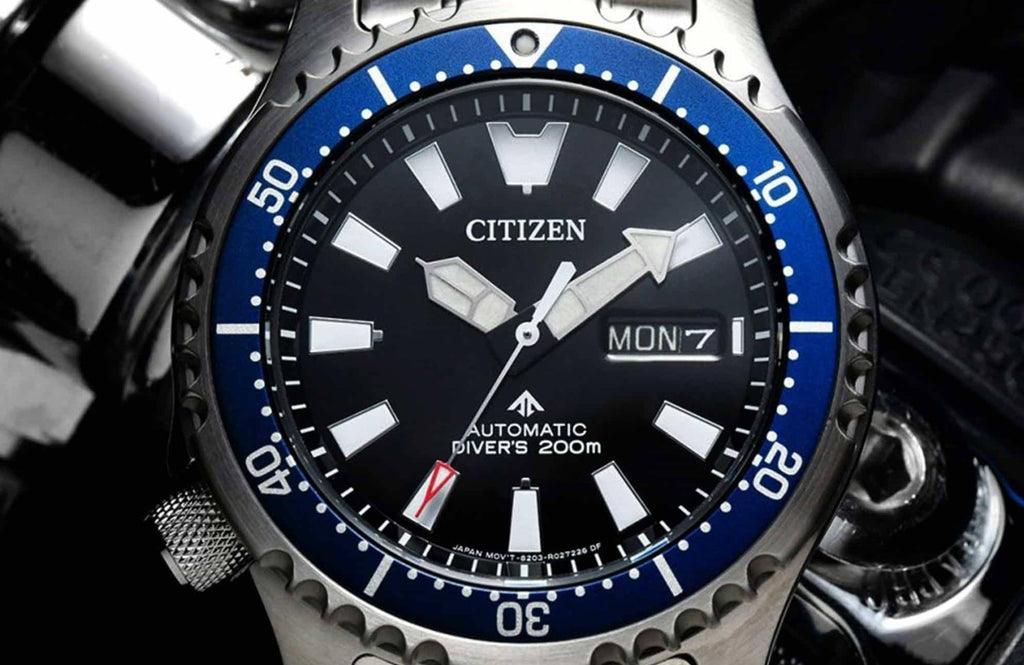 Citizen Promaster Fugu Limited Edition Diver's 200m Automatic Black Dial Silver Steel Strap Watch For Men - NY0098-84E Buy Now By Citizen
