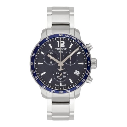 Tissot Quickster Chronograph Blue Dial Watch For Men - T095.417.11.047.00 Buy Now By Tissot