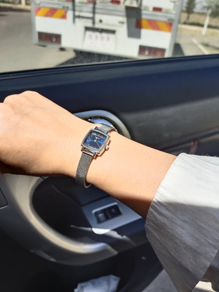 Tissot Lovely Square Blue Dial Silver Mesh Bracelet Watch For Women - T058.109.11.041.00 Buy Now By Tissot