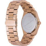 Michael Kors Channing Black Dial Rose Gold Steel Strap Watch For Women - MK5937 Buy Now By Michael Kors
