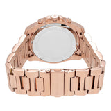 Michael Kors Brecken Chronograph Analog Black Dial Rose Gold Steel Strap Watch For Women - MK8563 Buy Now By Michael Kors
