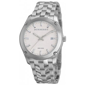 Burberry Heritage Check White Dial Silver Steel Strap Watch for Women - BU1853 Buy Now By Burberry