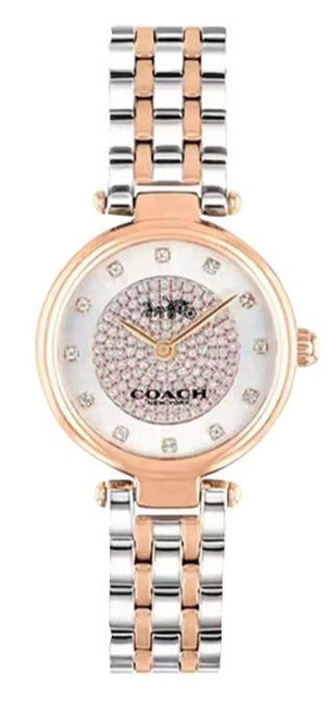 Coach Park Silver Dial Two Tone Steel Strap Watch for Women - 14503642 Buy Now By Coach