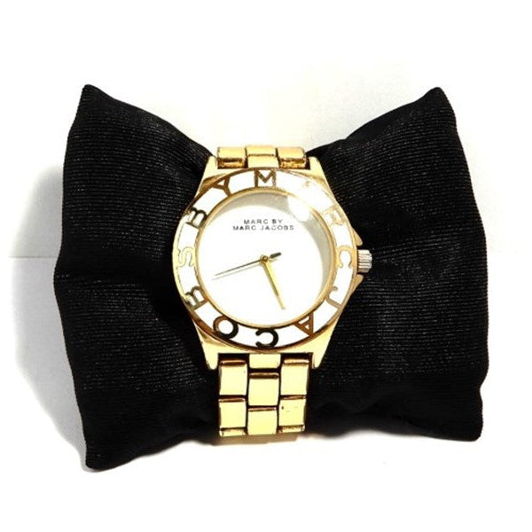 Marc Jacobs Amy White Dial Gold Steel Strap Watch for Women - MBM3051 Buy Now By Marc Jacobs