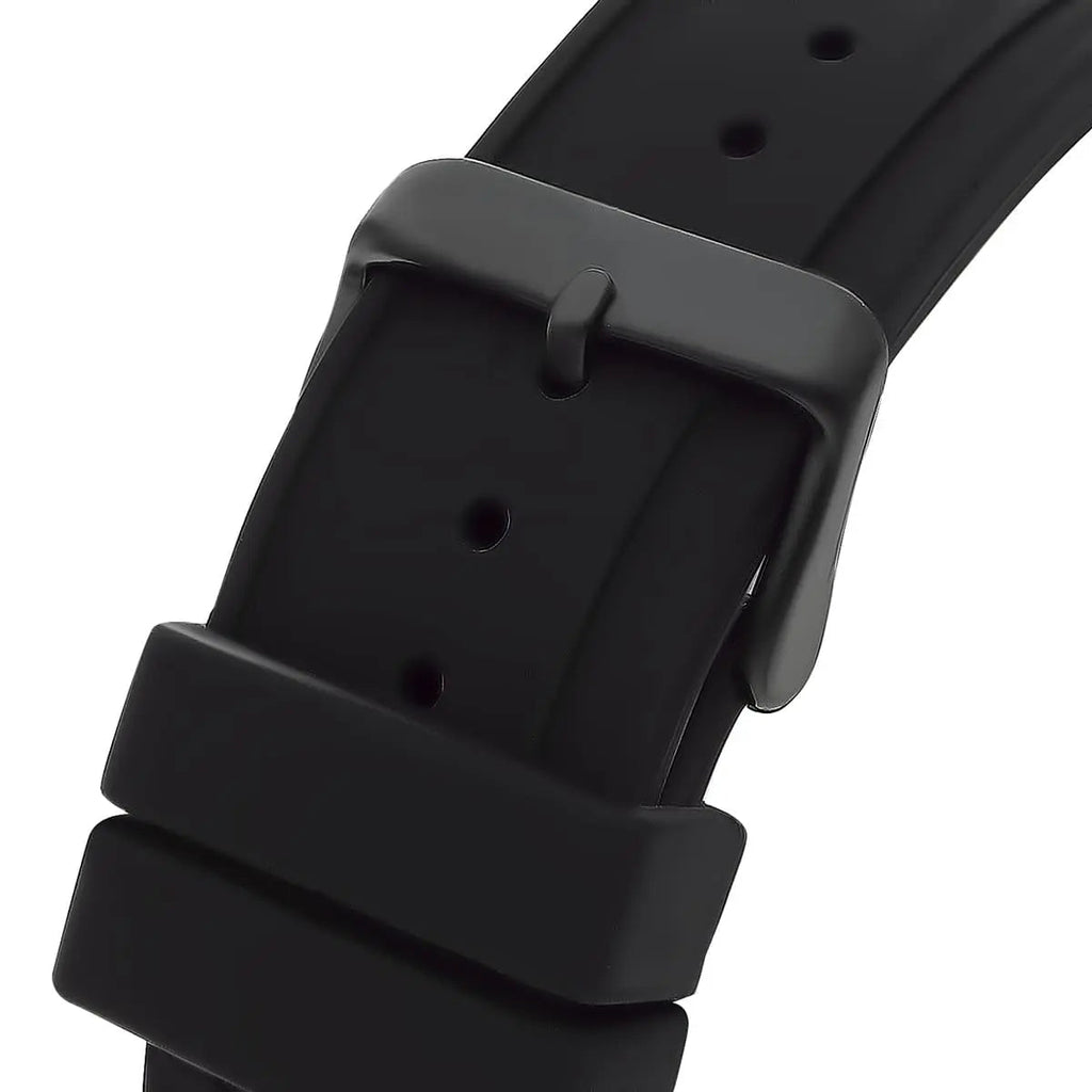 Guess Momentum Black Dial Black Rubber Strap Watch for Men - GW0263G4 Buy Now By Guess