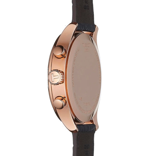 Tissot Chrono XL Black Dial Brown Leather Strap Watch For Men - T116.617.36.057.01 Buy Now By Tissot