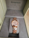 Burberry Heritage Rose Gold Dial Rose Gold Steel Strap Watch for Women - BU9215 Buy Now By Burberry