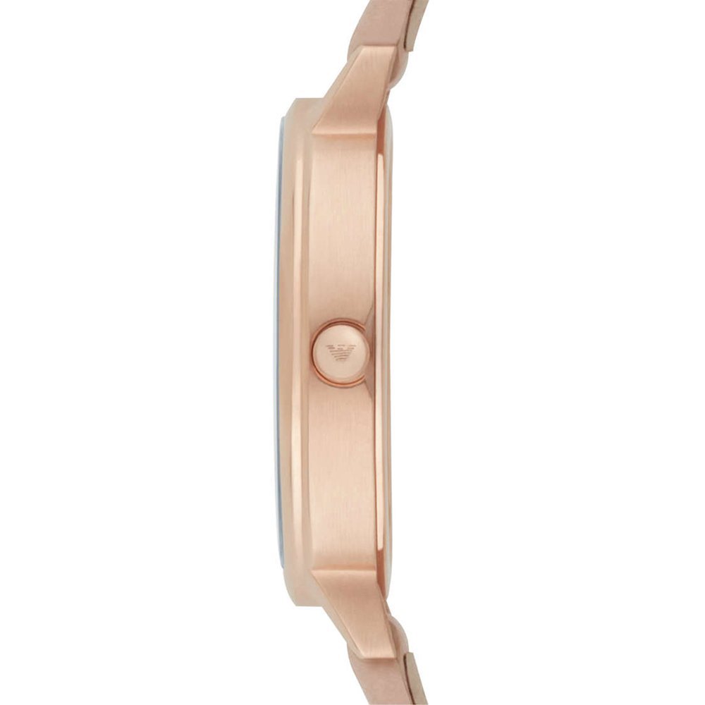 Emporio Armani Kappa White Mother of Pearl Dial Pink Leather Strap Watch For Women - AR2512 Buy Now By Emporio Armani