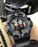 Maserati Potenza Automatic Black Dial Black Leather Strap Watch For Men - R8821108008 Buy Now By Maserati