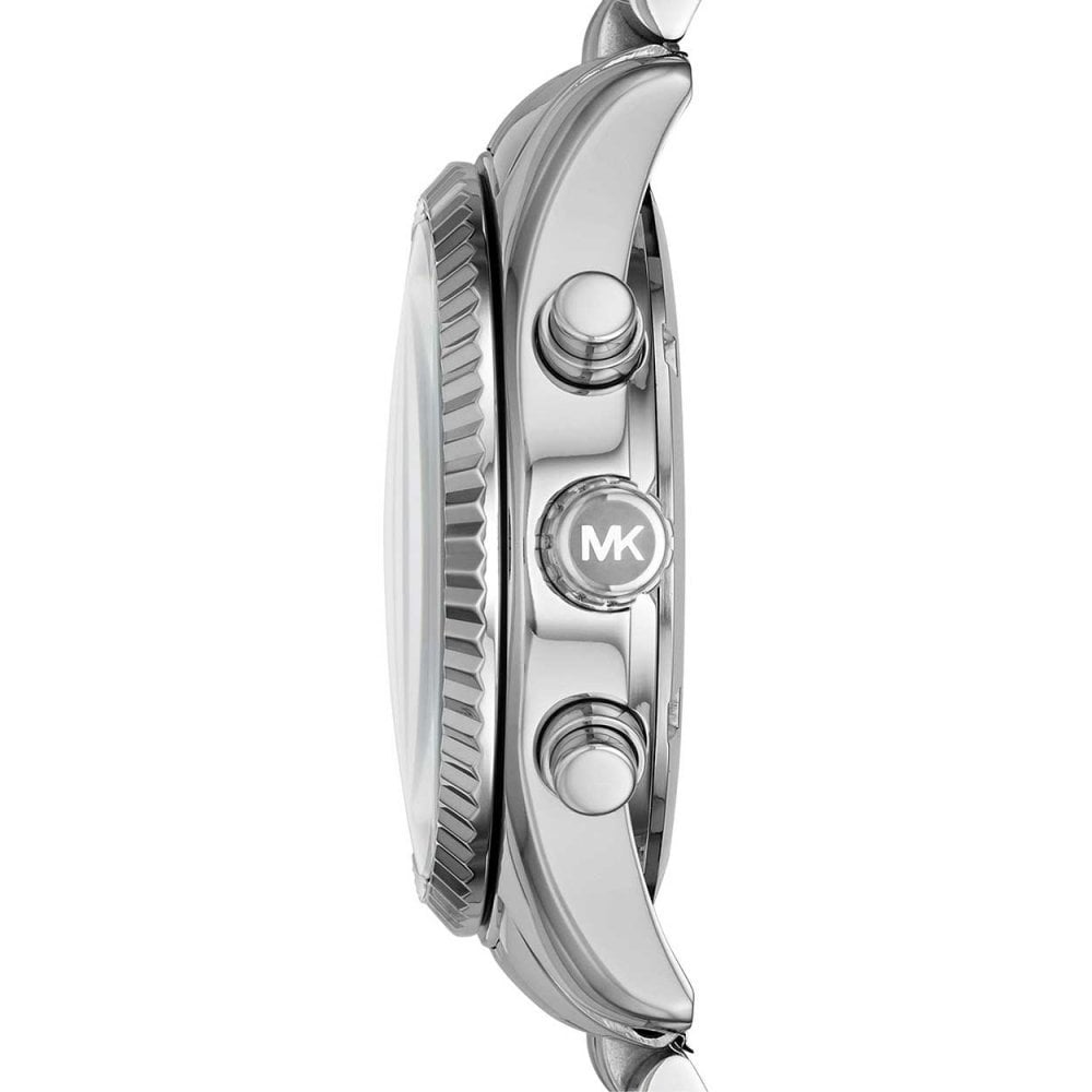 Michael Kors Lexington Chronograph Blue Dial Silver Steel Strap Watch for Men - MK8280 Buy Now By Michael Kors