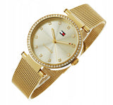 Tommy Hilfiger Lynn Quartz Gold Dial Gold Mesh Bracelet Watch For Women - 1781864 Buy Now By Tommy Hilfiger