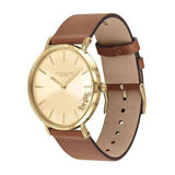 Coach Perry Gold Dial Brown Leather Strap Watch for Women - 14503331 Buy Now By Coach