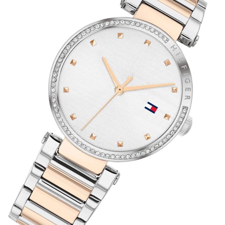 Tommy Hilfiger Lynn Quartz White Dial Two Tone Steel Strap Watch For Women - 1782236 Buy Now By Tommy Hilfiger
