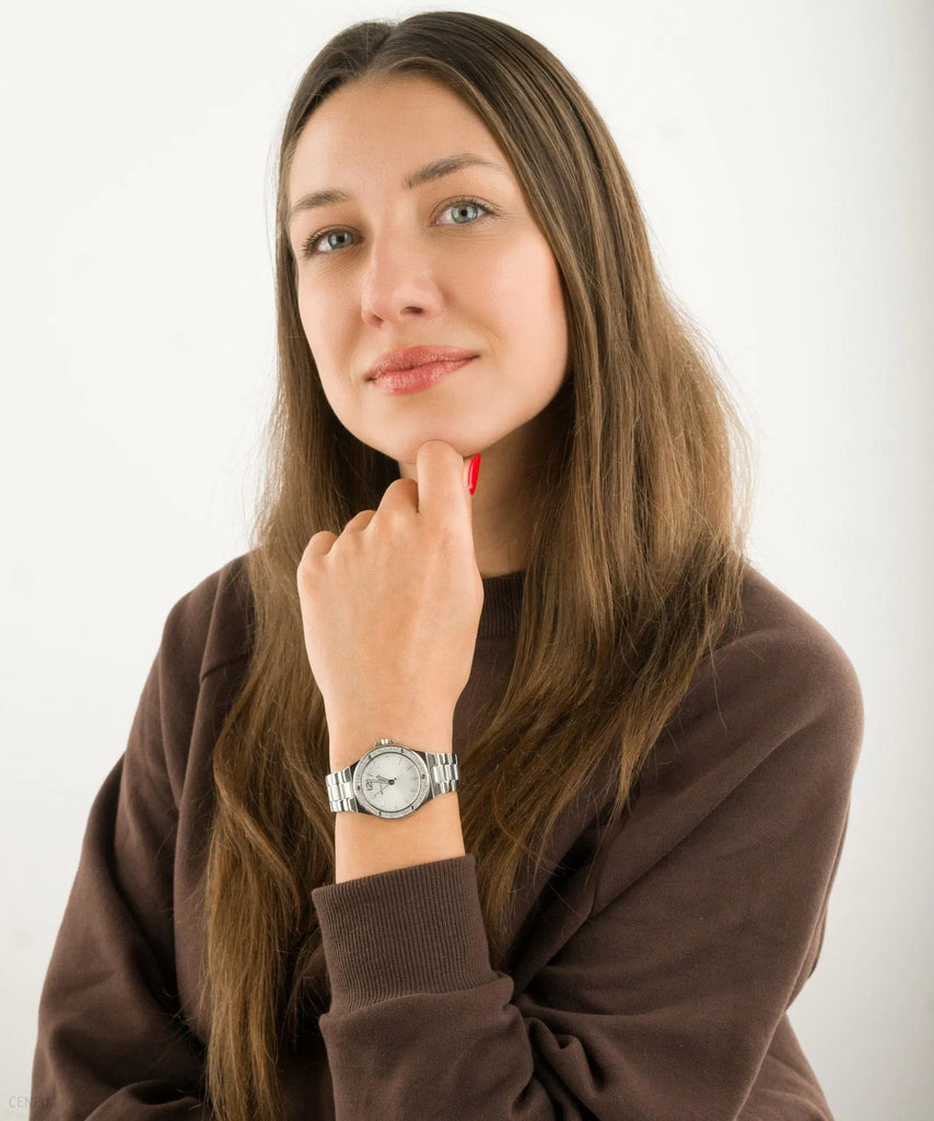 Michael Kors Lennox Three Hand Silver Dial Silver Steel Strap Watch For Women - MK7280 Buy Now By Michael Kors