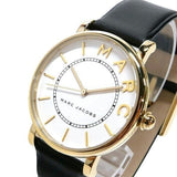 Marc Jacobs Roxy White Dial Black Leather Strap Watch for Women - MJ1532 Buy Now By Marc Jacobs