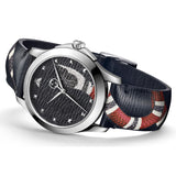Gucci Le Marche Des Merveilles Black Dial Black Leather Strap Unisex Watch - YA1264007 Buy Now By Gucci