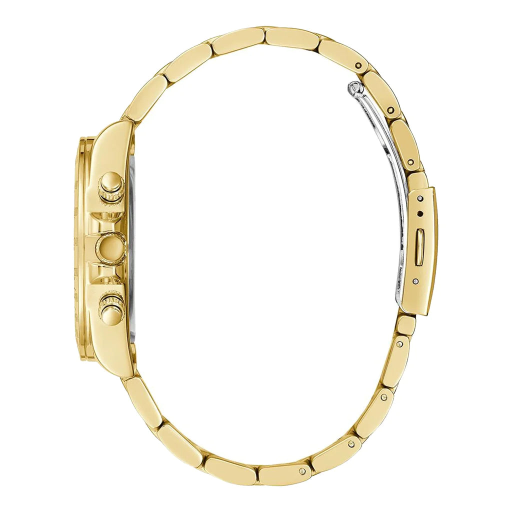 Guess Eclipse Multifunction Gold Dial Gold Steel Strap Watch for Women - GW0433L1 Buy Now By Guess