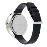 Calvin Klein Full Moon Black Dial Black Leather Strap Watch for Women - K8Y231C1 Buy Now By Calvin Klein