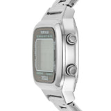 Fossil Retro Digital Silver Dial Silver Steel Strap Watch for Men - FS5844 Buy Now By Fossil
