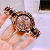 Michael Kors Bradshaw Chronograph Brown Dial Two Tone Steel Strap Watch For Women - MK5944 Buy Now By Michael Kors
