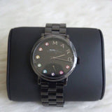 Marc Jacobs Baker Black Dial Black Steel Strap Watch for Women - MBM3425 Buy Now By Marc Jacobs