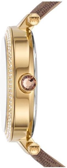 Michael Kors Parker Three Hand Gold Dial Brown Leather Strap Watch For Women - MK2973 Buy Now By Michael Kors
