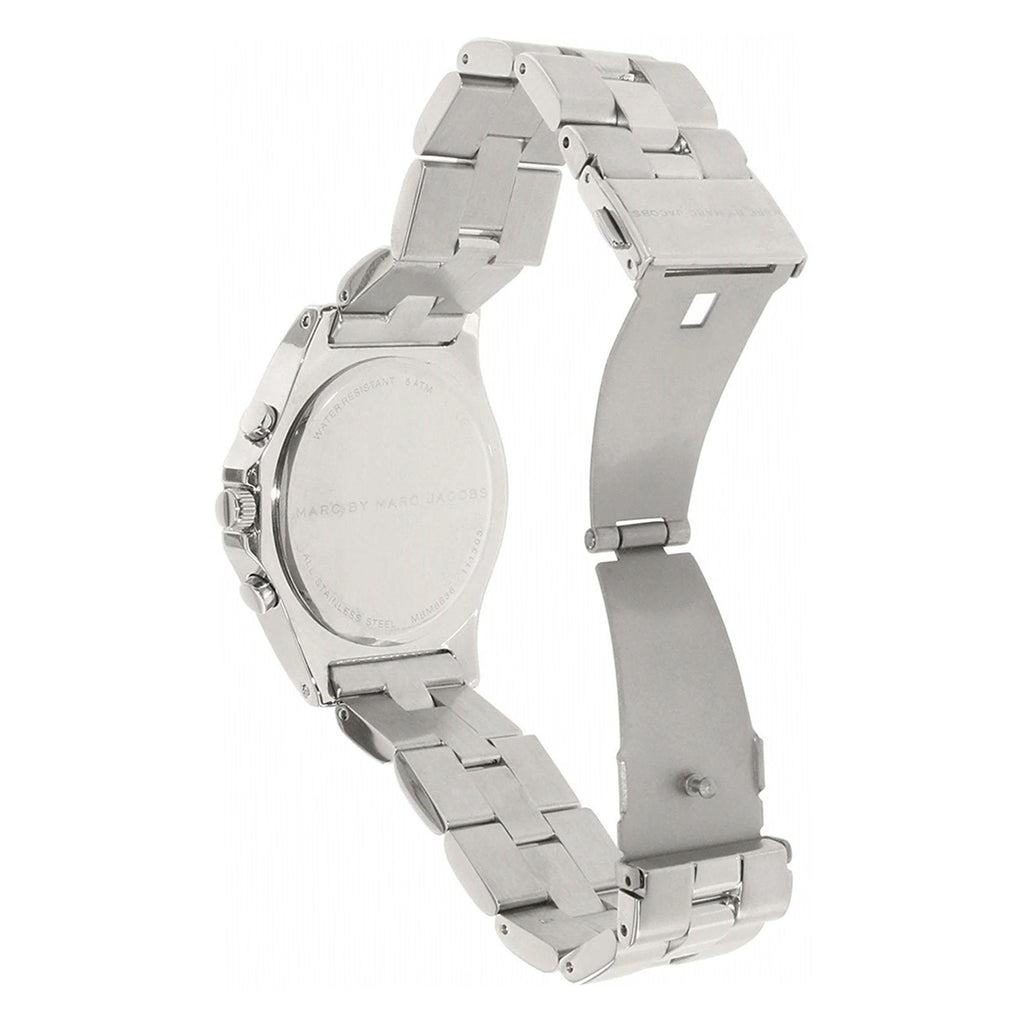 Marc Jacobs Blade Chronograph Brown Dial Silver Steel Strap Watch for Women - MBM8636 Buy Now By Marc Jacobs