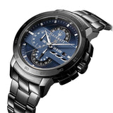 Maserati Ingegno Tachymeter Blue Dial Black Steel Strap Watch For Men - R8873619001 Buy Now By Maserati