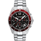 Coach Kent Black Dial Silver Steel Strap Watch for Men - 14602556 Buy Now By Coach