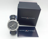 Tommy Hilfiger Ari Diamonds Black Dial Black Leather Strap Watch for Women - 1781981 Buy Now By Tommy Hilfiger