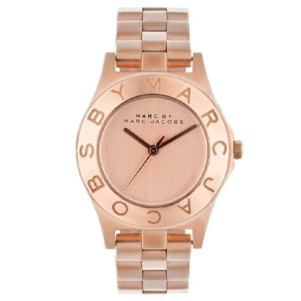 Marc Jacobs Blade Rose Gold Dial Rose Gold Steel Strap Watch for Women - MBM3127 Buy Now By Marc Jacobs