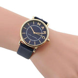 Marc Jacobs Roxy Navy Blue Dial Blue Leather Strap Watch for Women - MJ1534 Buy Now By Marc Jacobs