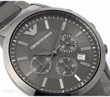 Emporio Armani Classic Chronograph Grey Dial Grey Steel Strap Watch For Men - AR2454 Buy Now By Emporio Armani