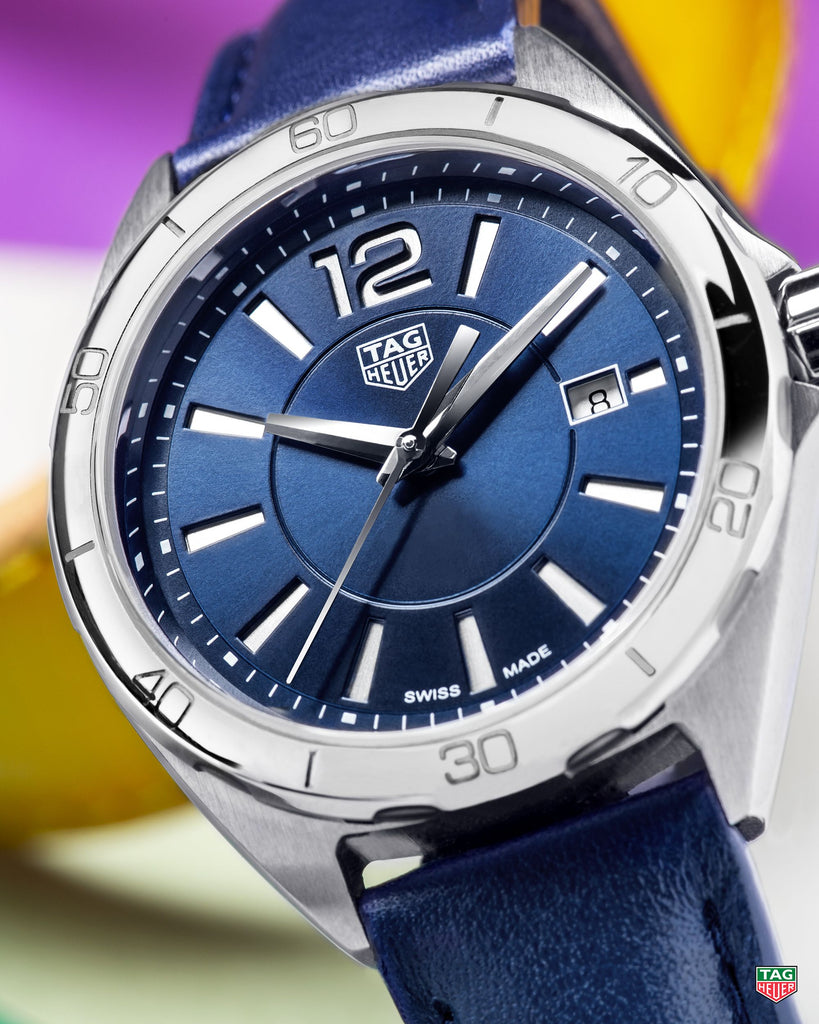 Tag Heuer Formula 1 Quartz Blue Dial Blue Leather Strap Watch for Women - WBJ1312.FC8231 Buy Now By Tag Heuer