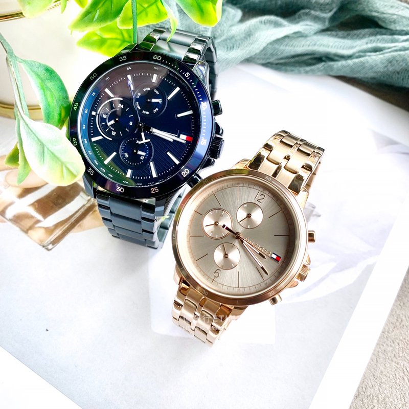 Tommy Hilfiger Madison Chronograph Quartz Rose Gold Dial Rose Gold Steel Strap Watch For Women - 1782190 Buy Now By Tommy Hilfiger