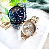 Tommy Hilfiger Madison Chronograph Quartz Rose Gold Dial Rose Gold Steel Strap Watch For Women - 1782190 Buy Now By Tommy Hilfiger