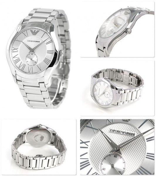 Emporio Armani Dress Quartz Silver Dial Silver Steel Strap Watch For Men - AR11084 Buy Now By Emporio Armani