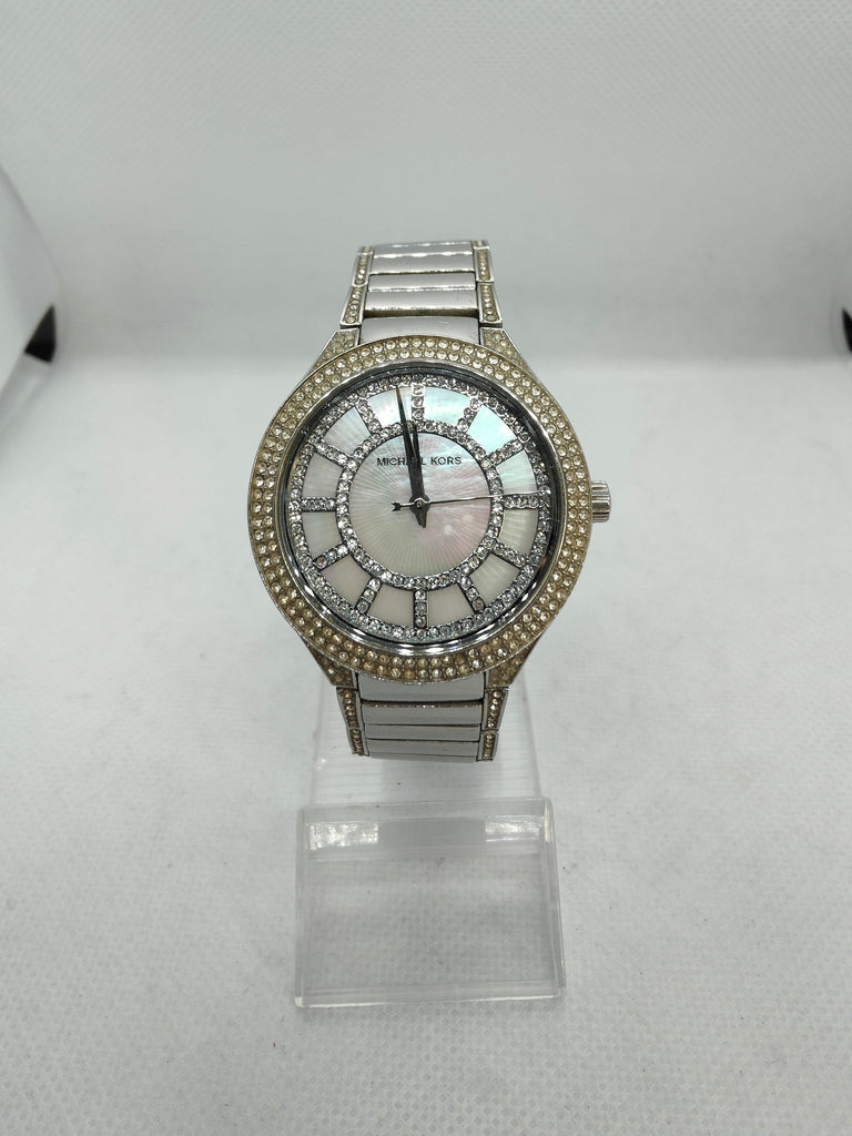 Michael Kors Kerry Silver Tone Silver Steel Strap Watch for Women - MK3311 Buy Now By Michael Kors