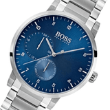 Hugo Boss Oxygen Chronograph Blue Dial Silver Steel Strap Watch for Men - 1513597 Buy Now By Hugo Boss
