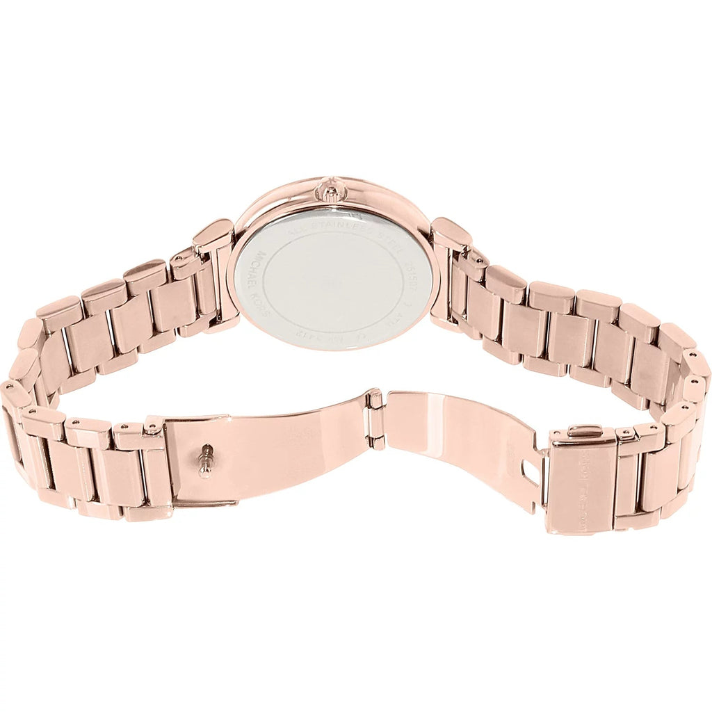 Michael Kors Catlin Quartz Rose Gold Dial Rose Gold Steel Strap Watch For Women - MK3412 Buy Now By Michael Kors