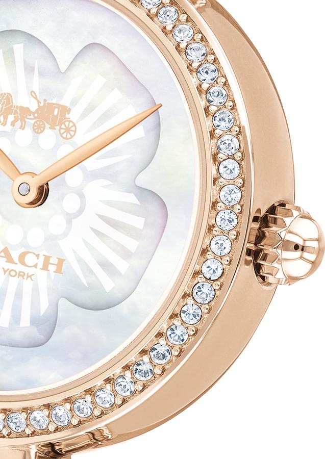 Coach Park Mother of Pearl Dial Rose Gold Mesh Bracelet Watch for Women - 14503511 Buy Now By Coach